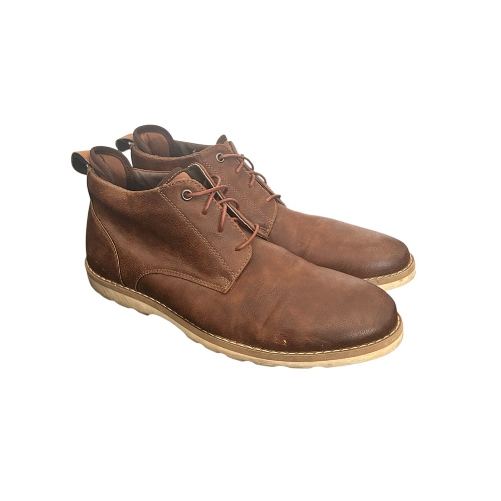 Madden Men’s Chukka Boots M6005TR Brown Leather Casual Shoes Size 11